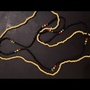 Set of two handmade waist beads